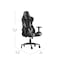 Flash Furniture Gray LeatherSoft Gaming Chair with Roller Wheels CH-187230-1-GY-RLB-GG - alternate 8